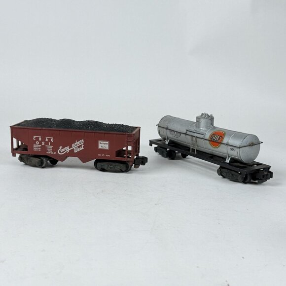 American Flyers Vintage S Gauge Tanker  West Gulf 925 Coal Car CB&Q Everywhere - Picture 2 of 9
